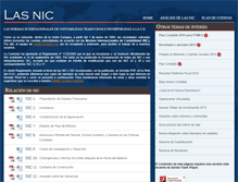 Tablet Screenshot of las-nic.es